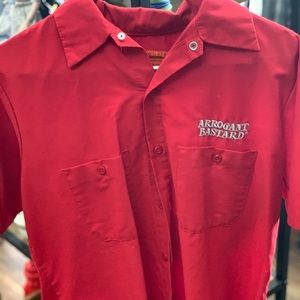 Like new Arrogant Bastard Ale work shirt in Med